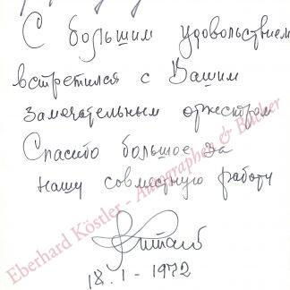Kitaenko, Dimitri, Dirigent (geb. 1940).