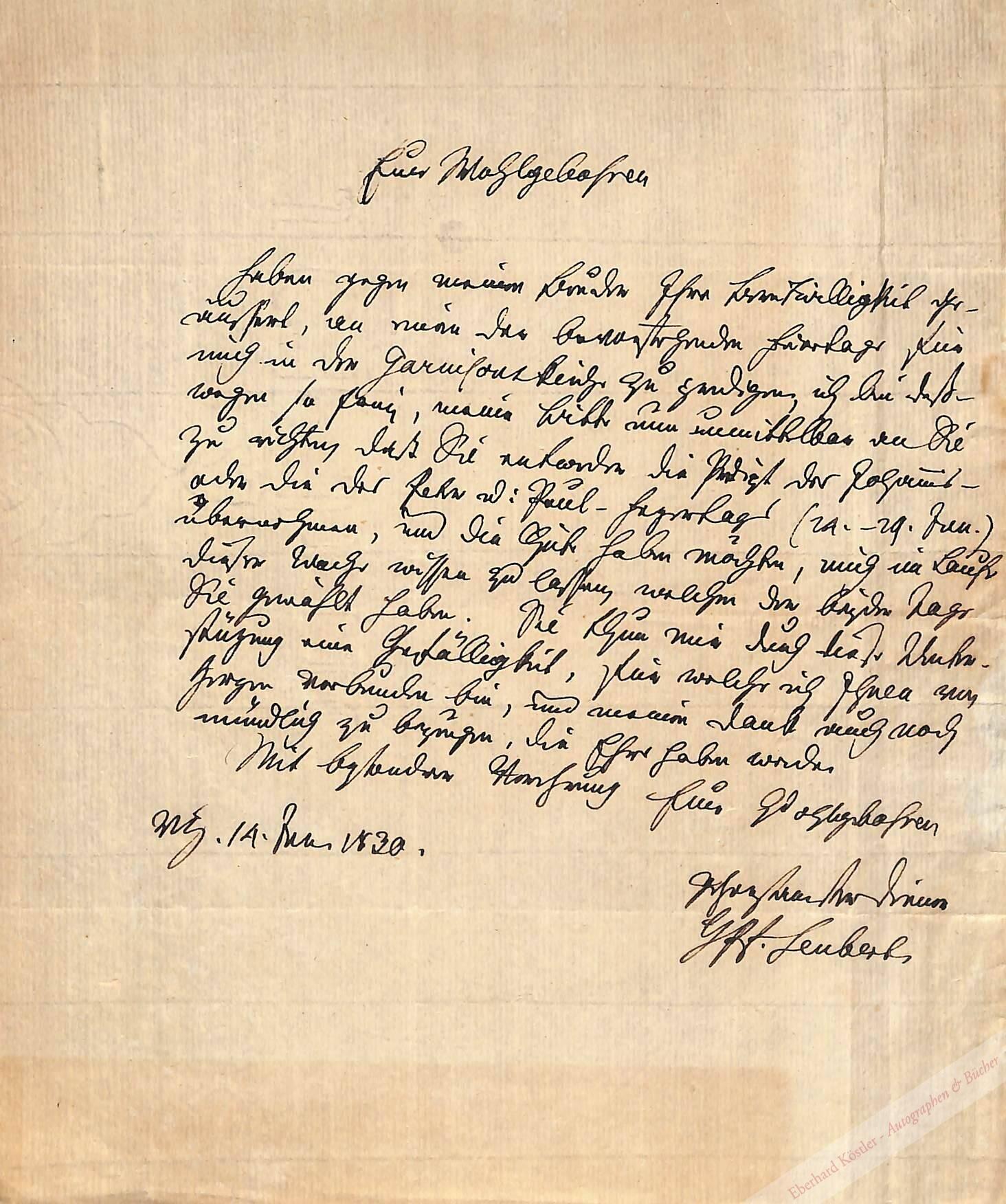 Seubert, Georg Christian von, Theologe (1782-1835). Seubert, Georg Christian von, Theologe (1782-1835).