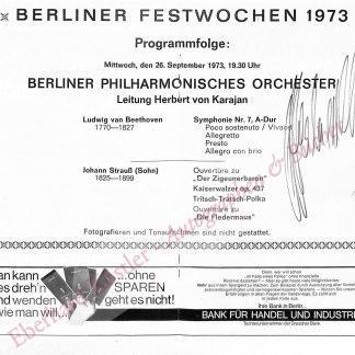 Karajan, Herbert von, Dirigent (1908-1989).