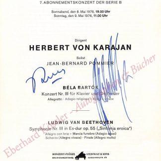 Karajan, Herbert von, Dirigent (1908-1989).