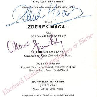 Mácal, Zdenek, Dirigent (1936-2021).