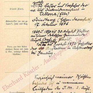 Schäfer, Theodor, Theologe, Pionier der Körperbehindertenfürsorge (1846-1914).
