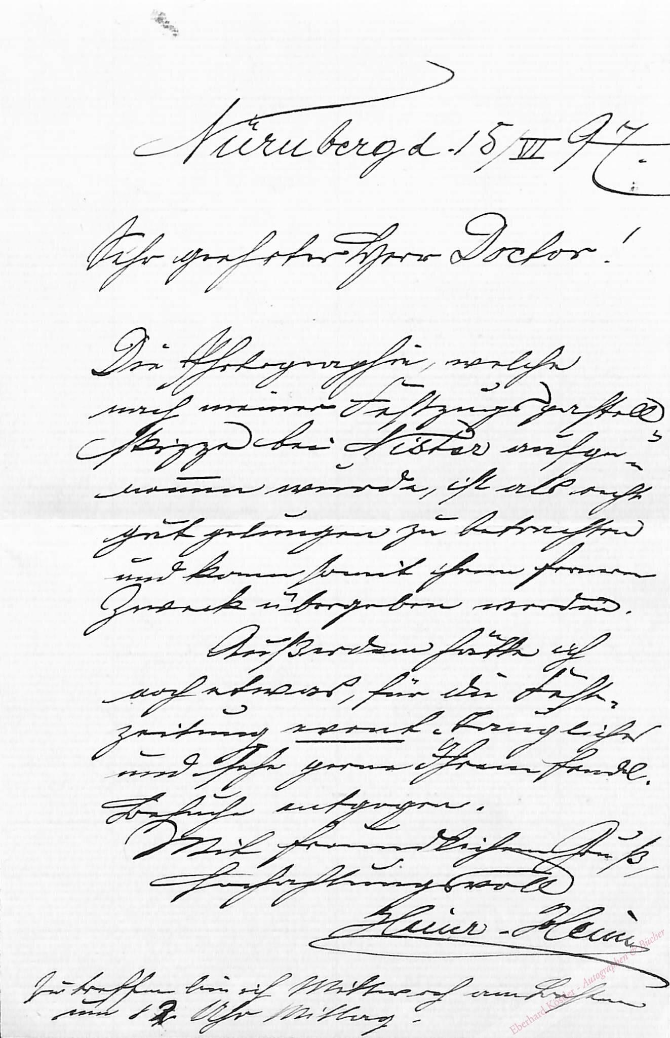 Heim, Heinrich, Maler (1850-1935). Heim, Heinrich, Maler (1850-1935).