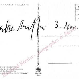 Hundertwasser (eig. Stowasser), Friedrich (Friedensreich), Maler und Grafiker (1928-2000).