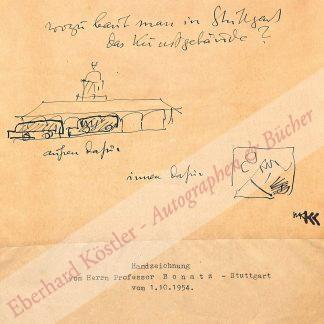 Bonatz, Paul, Architekt (1877-1956).