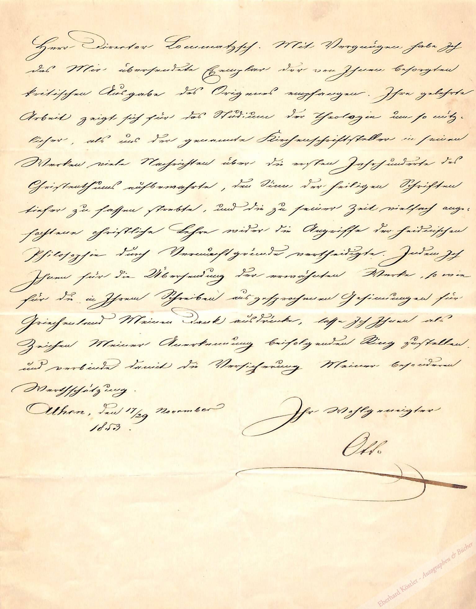 Griechenland - Otto I.,, König von Griechenland (1815-1867). Griechenland - Otto I.,, König von Griechenland (1815-1867).