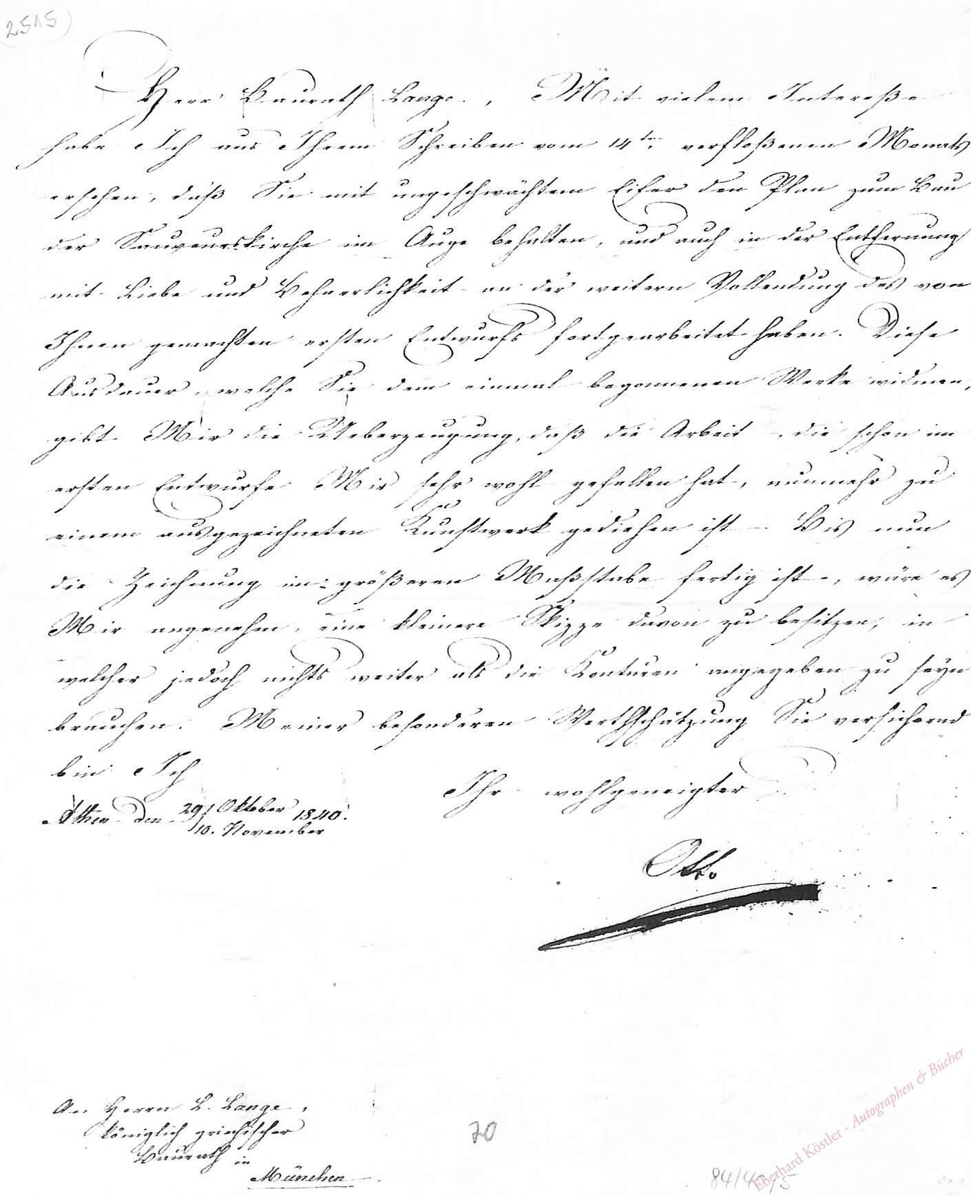 Griechenland - Otto I.,, König von Griechenland (1815-1867). Griechenland - Otto I.,, König von Griechenland (1815-1867).