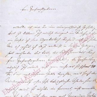 Griechenland -  Goltz, Robert von der, Diplomat (1817-1869).