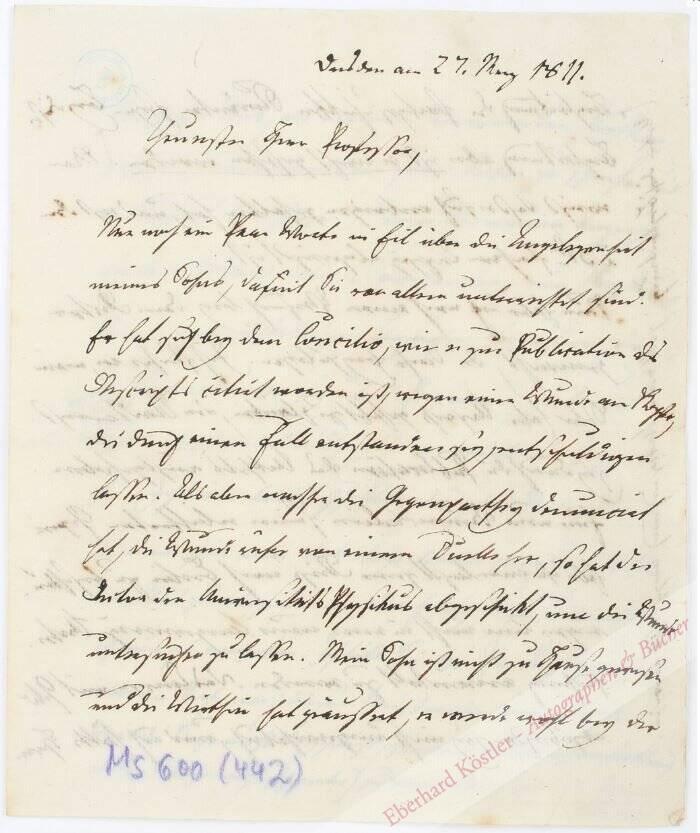 Körner, Christian Gottfried, Jurist und Schriftsteller, Freund Schillers, der Vater des Dichters (1756-1831). Körner, Christian Gottfried, Jurist und Schriftsteller, Freund Schillers, der Vater des Dichters (1756-1831).