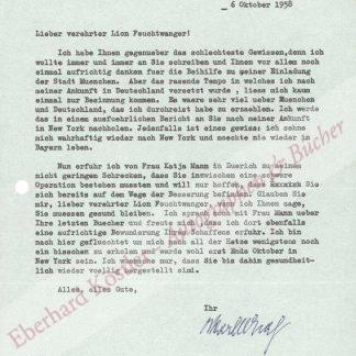 Graf, Oskar Maria, Schriftsteller (1894-1967). Graf, Oskar Maria, Schriftsteller (1894-1967).