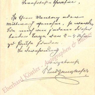 Ganghofer, Ludwig, Schriftsteller (1855-1920). Ganghofer, Ludwig, Schriftsteller (1855-1920).