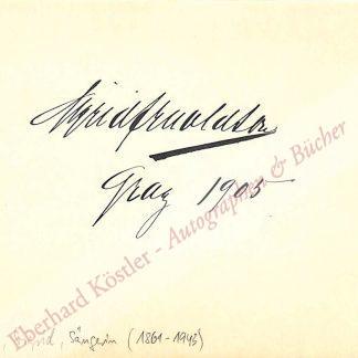 Arnoldsen, Sigrid, Sängerin (1861-1943). Arnoldsen, Sigrid, Sängerin (1861-1943).