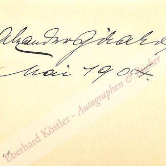 Girardi, Alexander, Schauspieler (1850-1918). Girardi, Alexander, Schauspieler (1850-1918).