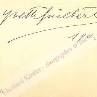 Guilbert, Yvette, Schauspielerin und Sängerin (1865-1944).