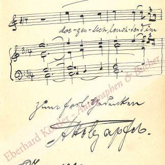 Holzapfel, Adalbert, Opernsänger (1873-1915). Holzapfel, Adalbert, Opernsänger (1873-1915).