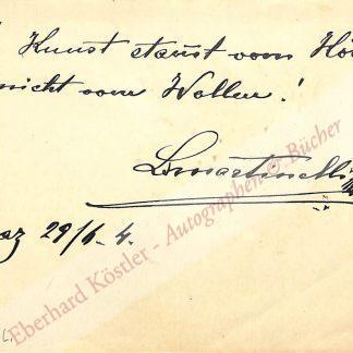 Martinelli, Ludwig, Schauspieler und Regisseur (1832-1913).