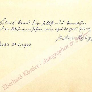 Rosegger, Peter, Schriftsteller (1843-1918). Rosegger, Peter, Schriftsteller (1843-1918).