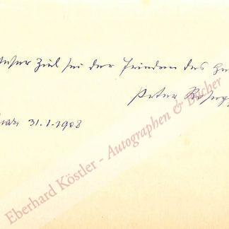 Rosegger, Peter, Schriftsteller (1843-1918). Rosegger, Peter, Schriftsteller (1843-1918).