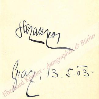 Slezak, Leo, Sänger (1873-1946).