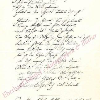 Carossa, Hans, Schriftsteller und Arzt (1878-1956). Carossa, Hans, Schriftsteller und Arzt (1878-1956).