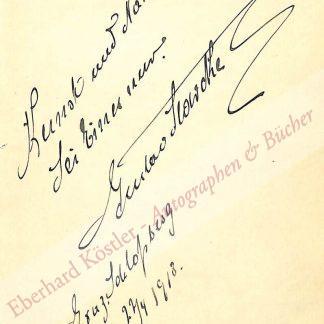 Starcke, Gustav, Schauspieler (1848-1921).