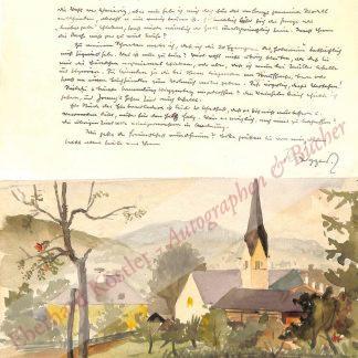 Waggerl, Karl Heinrich, Schriftsteller (1897-1973). Waggerl, Karl Heinrich, Schriftsteller (1897-1973).