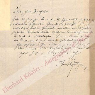 Pfitzner, Hans, Komponist und Dirigent (1869-1949).
