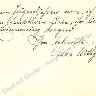 Viebig, Clara, Schriftstellerin (1860-1952). Viebig, Clara, Schriftstellerin (1860-1952).