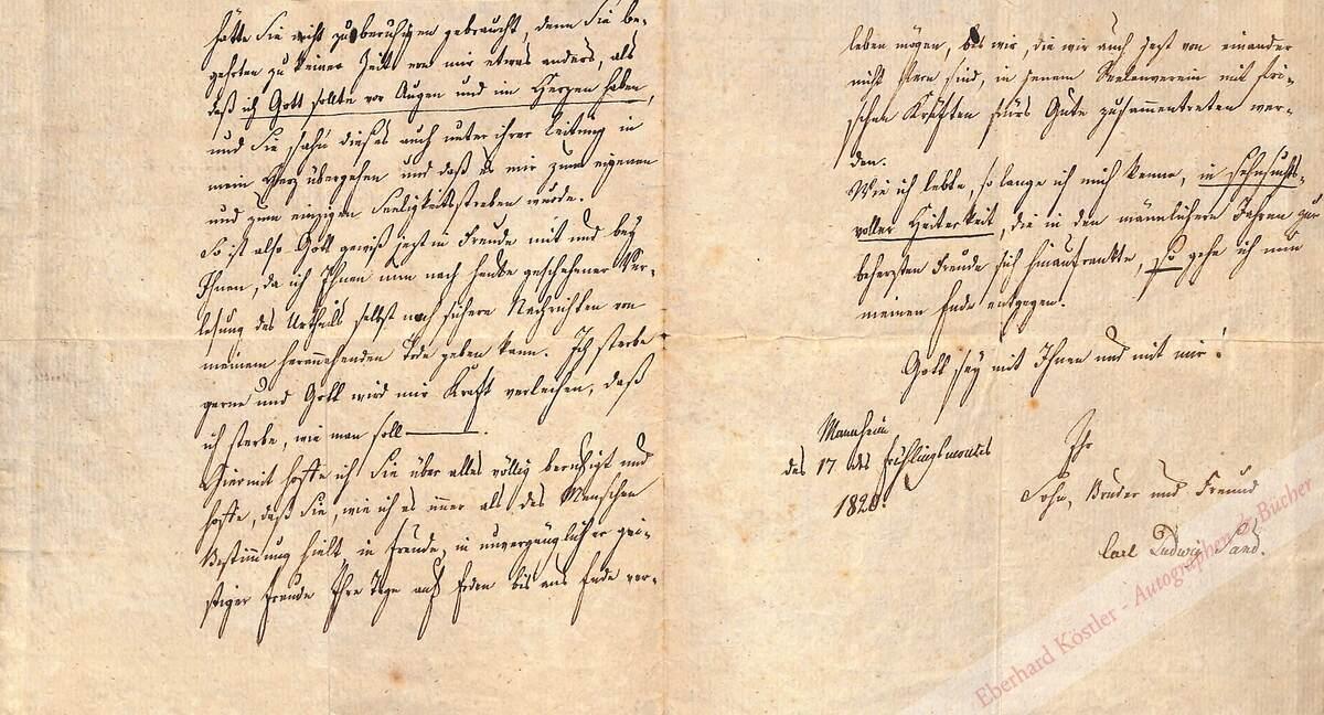 Sand, Karl Ludwig, Theologiestudent und Mörder Kotzebues (1795-1820). Sand, Karl Ludwig, Theologiestudent und Mörder Kotzebues (1795-1820).