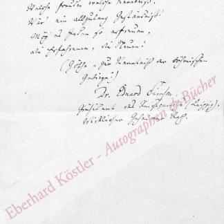 Simson, Eduard von, Jurist und Politiker (1810-1899). Simson, Eduard von, Jurist und Politiker (1810-1899).