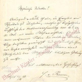 Raumer, Hans von, Politiker, Abgeordneter der Frankfurter Nationalversammlung (1820-1851). Raumer, Hans von, Politiker, Abgeordneter der Frankfurter Nationalversammlung (1820-1851).