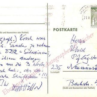 Hiller, Kurt, Schriftsteller (1885-1972). Hiller, Kurt, Schriftsteller (1885-1972).