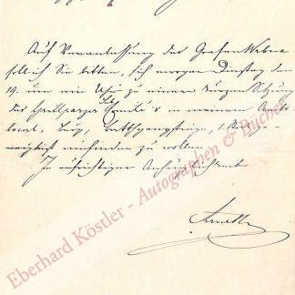 Arneth, Alfred von, Historiker und Politiker (1819-1897).