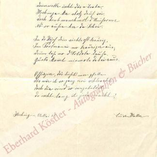 Haller, Luise, Schriftstellerin (1868-?).