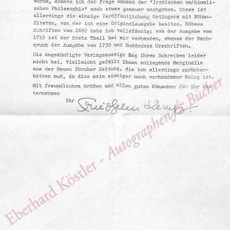 Kemp, Friedhelm, Schriftsteller (1914-2011). Kemp, Friedhelm, Schriftsteller (1914-2011).