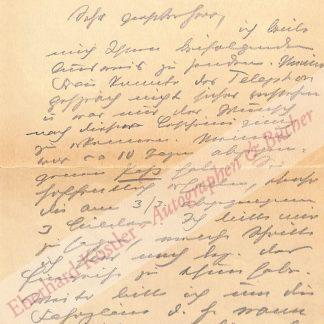 Schumann, Georg, Komponist und Dirigent (1866-1952). Schumann, Georg, Komponist und Dirigent (1866-1952).