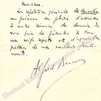 Bruneau, Alfred, Komponist (1857-1934). Bruneau, Alfred, Komponist (1857-1934).