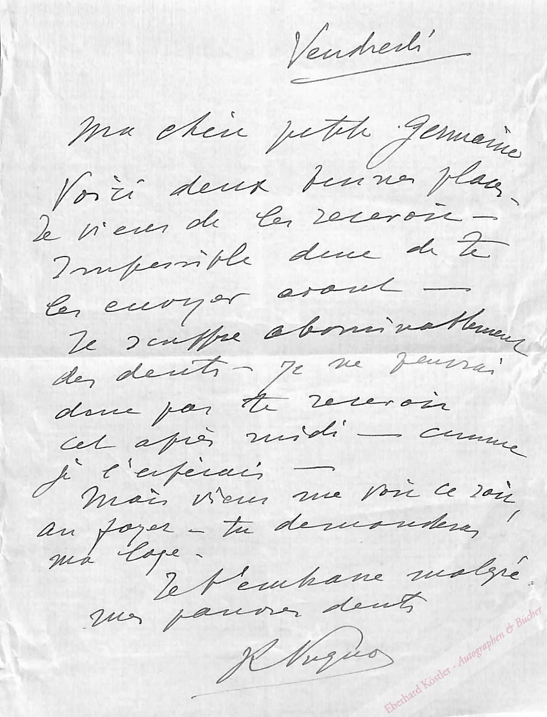 Pugno, Raoul, Komponist und Pianist (1852-1914). Pugno, Raoul, Komponist und Pianist (1852-1914).