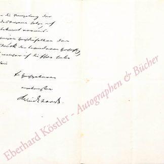 Windthorst, Ludwig, Staatsmann, Gegenspieler Bismarcks (1812-1891).