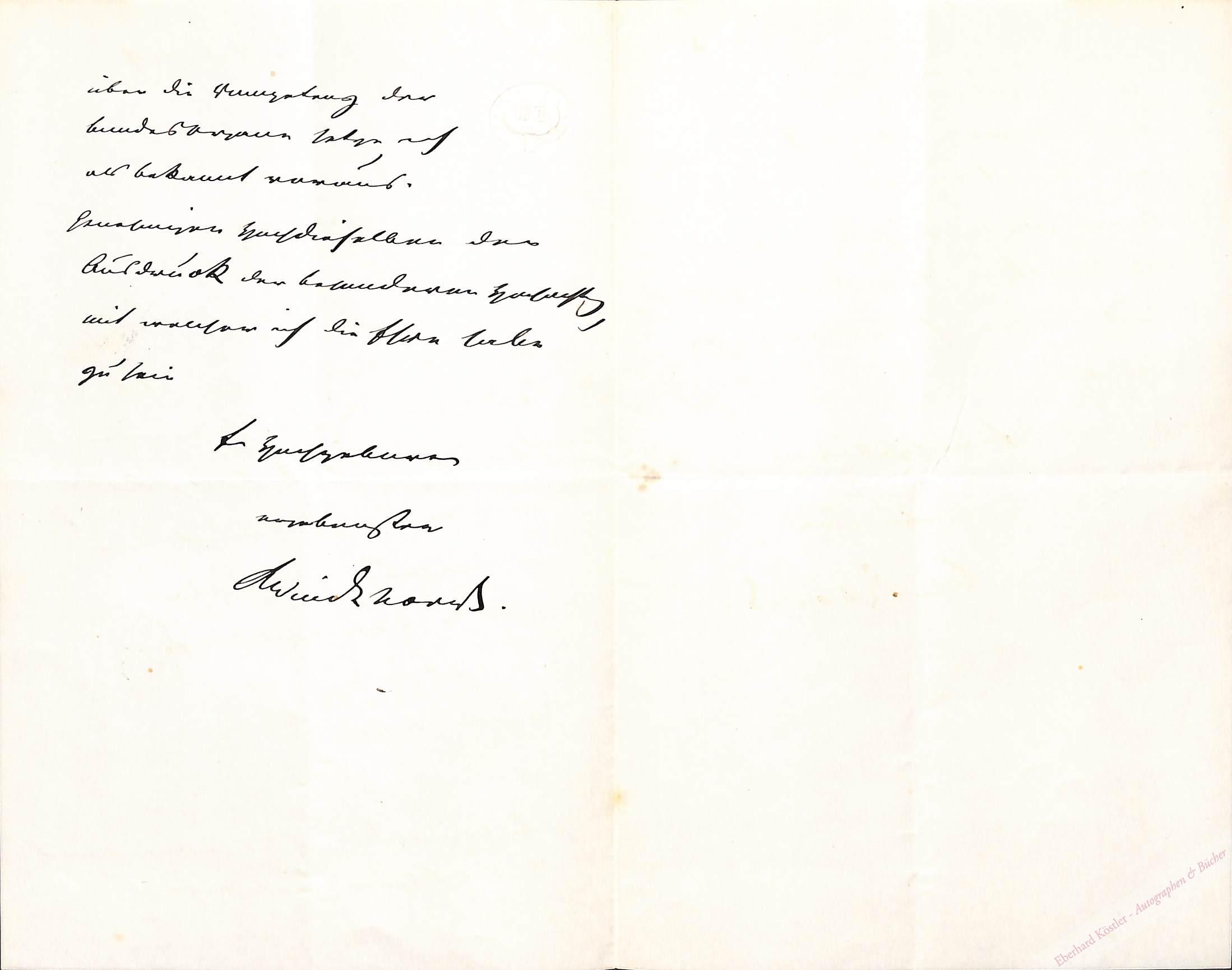 Windthorst, Ludwig, Staatsmann, Gegenspieler Bismarcks (1812-1891). Windthorst, Ludwig, Staatsmann, Gegenspieler Bismarcks (1812-1891).