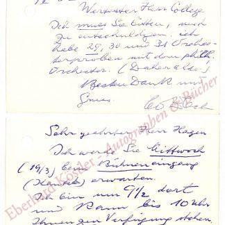 Blech, Leo, Komponist und Dirigent (1871-1958).