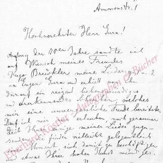 Becker, Reinhold, Komponist (1842-1924).