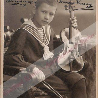 Vecsey, Franz (Ferenc)von, Geiger und Komponist (1893-1935). Vecsey, Franz (Ferenc)von, Geiger und Komponist (1893-1935).