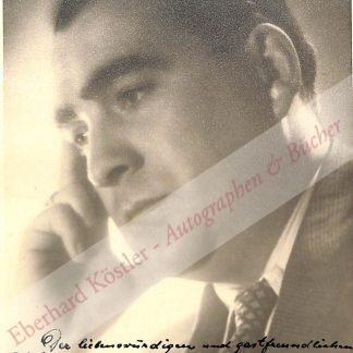 Hülgert, Alfred, Sänger und Schauspieler (1908-1953). Hülgert, Alfred, Sänger und Schauspieler (1908-1953).