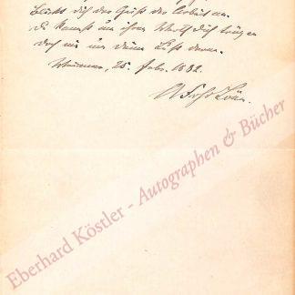 Loën, August von, Schriftsteller und Theaterleiter (1828-1887). Loën, August von, Schriftsteller und Theaterleiter (1828-1887).
