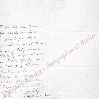 Goldschmidt, Otto, Komponist, Dirigent und Pianist (1829-1907).