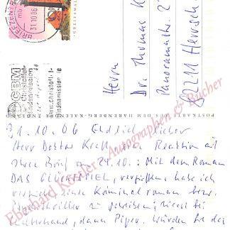 Wohmann, Gabriele, Schriftstellerin (1932-2015). Wohmann, Gabriele, Schriftstellerin (1932-2015).
