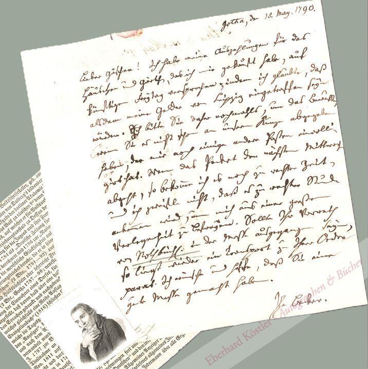 Becker, Rudolf Zacharias, Schriftsteller und Verleger (1751-1822). Becker, Rudolf Zacharias, Schriftsteller und Verleger (1751-1822).