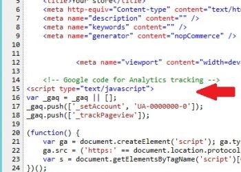 nopGoogleAnalytics-3 codigo google analytics no website