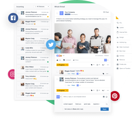 monitoriza as redes sociais